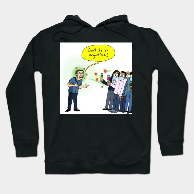 Bolsonaro Corona Hoodie by Felipe.Makes.Cartoons